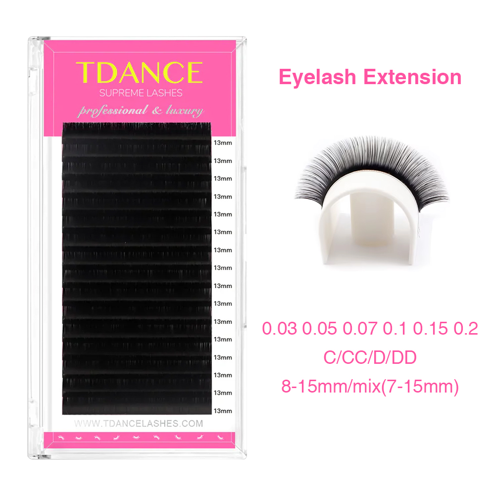 Eyelash Extension Remover At Home - TDANCE Wimperverlenging 16 Rijen Korea PBT