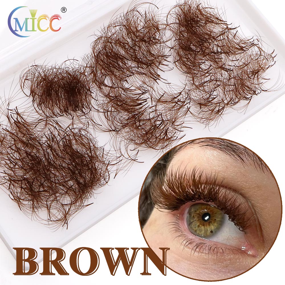 Eyelash Extension Hybrid - 1000 Fans PBT Hybride Bruin Premade