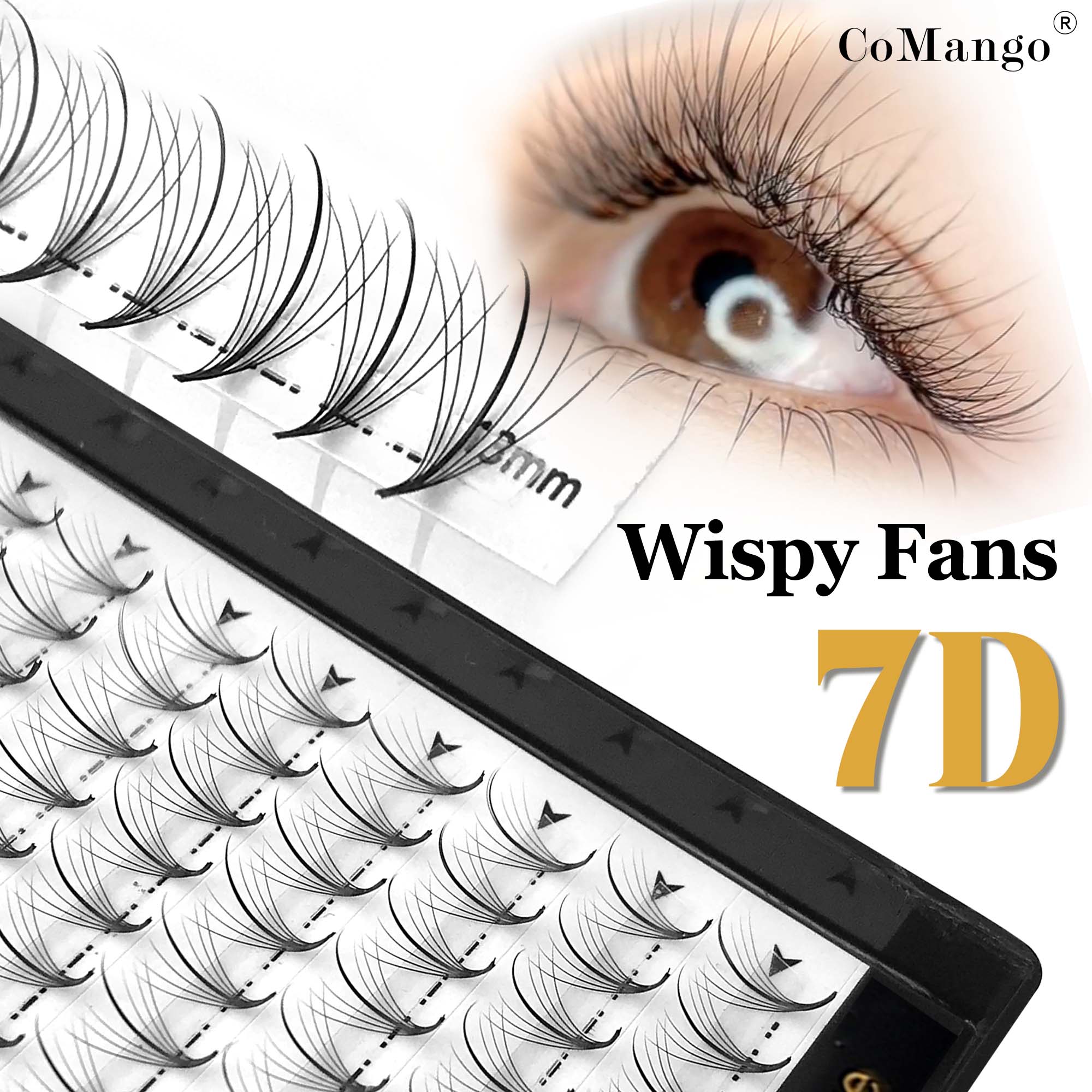 Eyelash Extension Hybrid - Nieuwe 7D 120Fans Piekerige Premade Fans