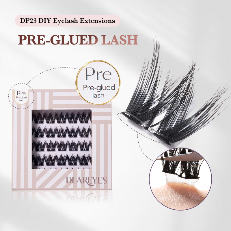 Eyelash Extension Adhesive - DearEyes DP-23 Zelfklevende Wimperverlenging 10‑16mm Voorgelijmde