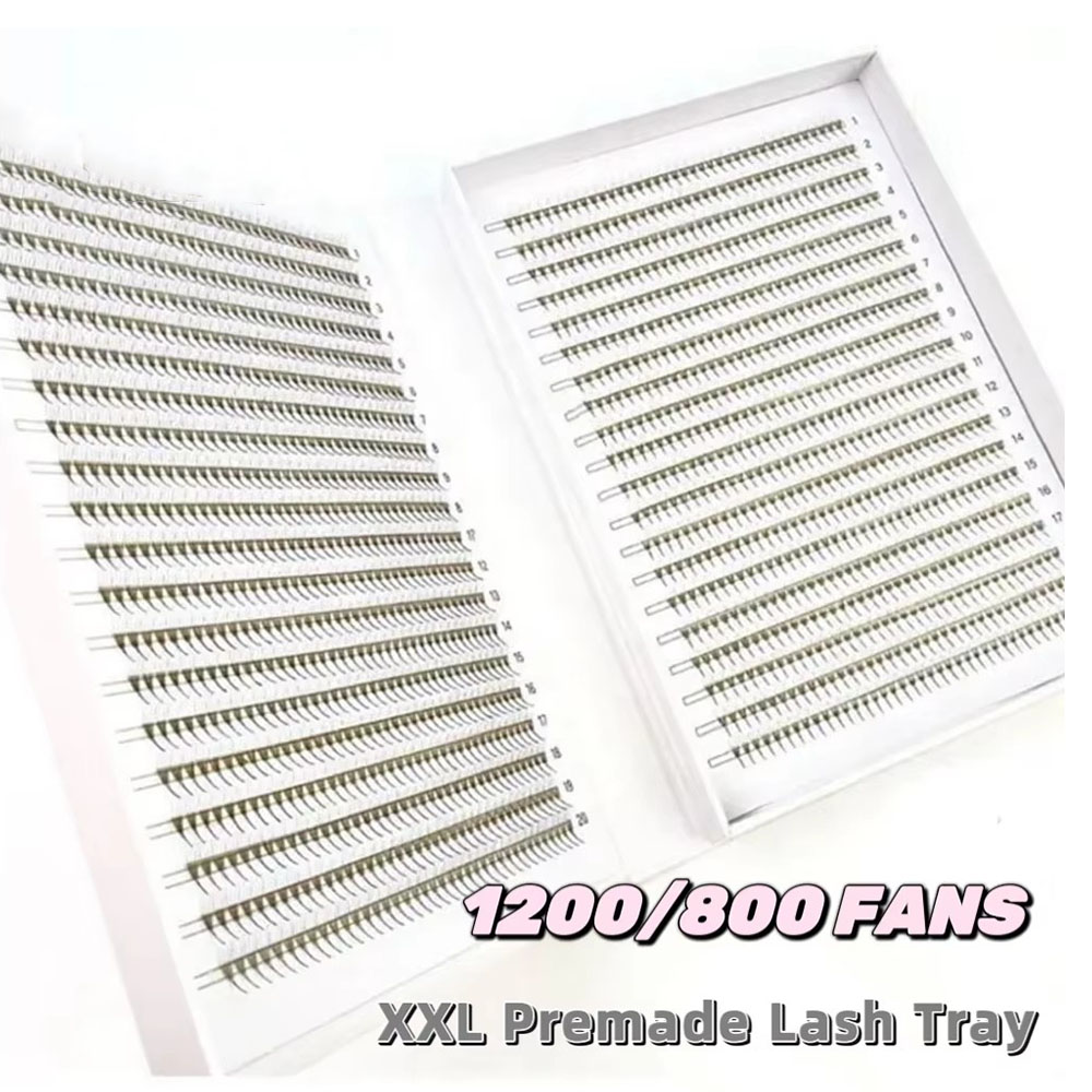Eyelash Extension Hybrid - 2D-16D 1600/880 Fans PBT Hybride Premade