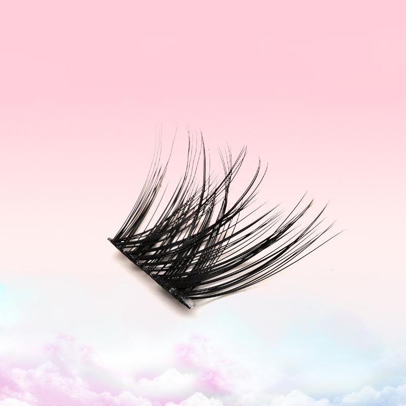 80 enkele clusters scheef vlie - Eyelash Extension Hybrid recensie en prijs
