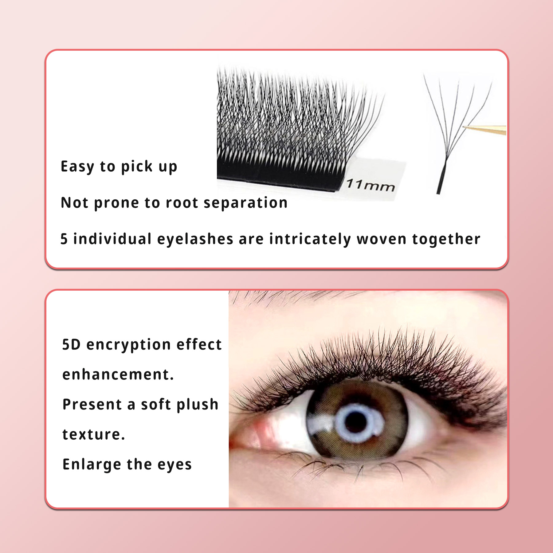 5D Hybride Extensions Wimperex - Eyelash Extension Hybrid recensie en prijs