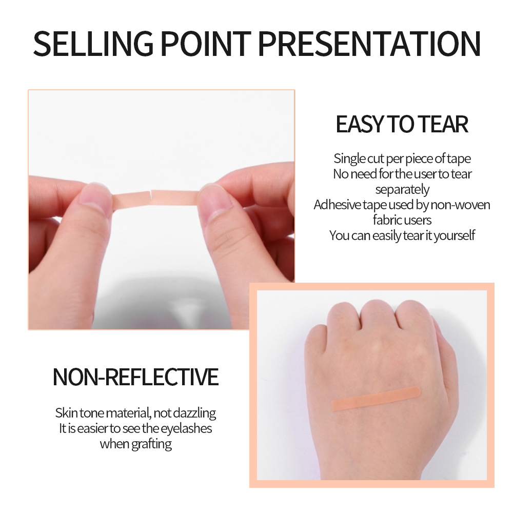 10/20 Stuks Wimper Tape Non-wo - Eyelash Extension Remover At Home recensie en prijs