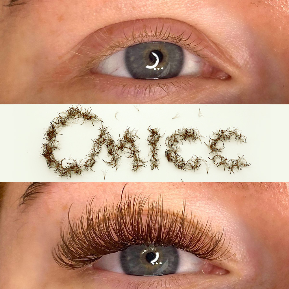 1000 Fans PBT Hybride Bruin Pr - Eyelash Extension Hybrid recensie en prijs