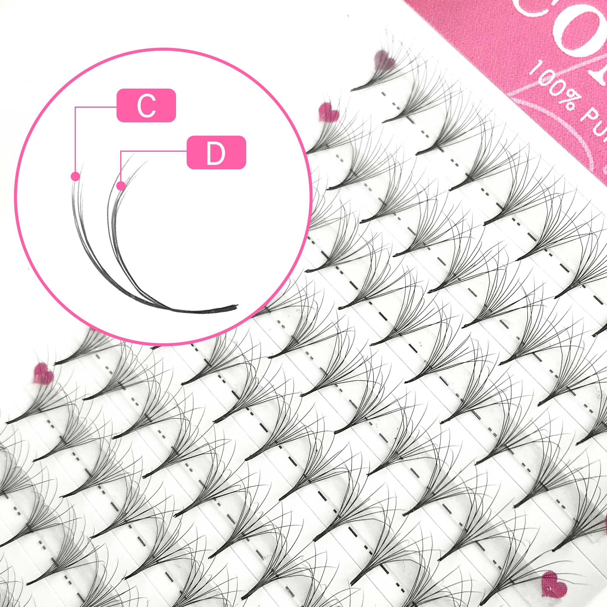 COMANGO mooie dubbellaagse plu - Eyelash Extension Hybrid recensie en prijs
