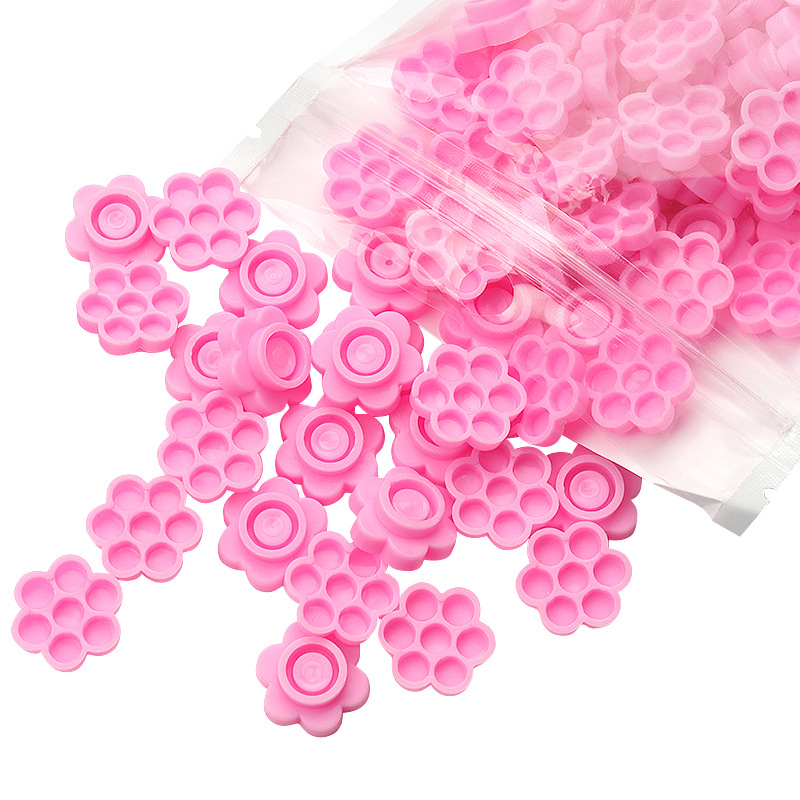 100 Stuks Roze Bloem Lijm Vert - Eyelash Extension Last recensie en prijs