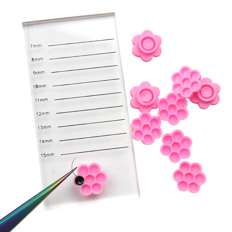 100 Stuks Roze Bloem Lijm Vert - Eyelash Extension Last recensie en prijs