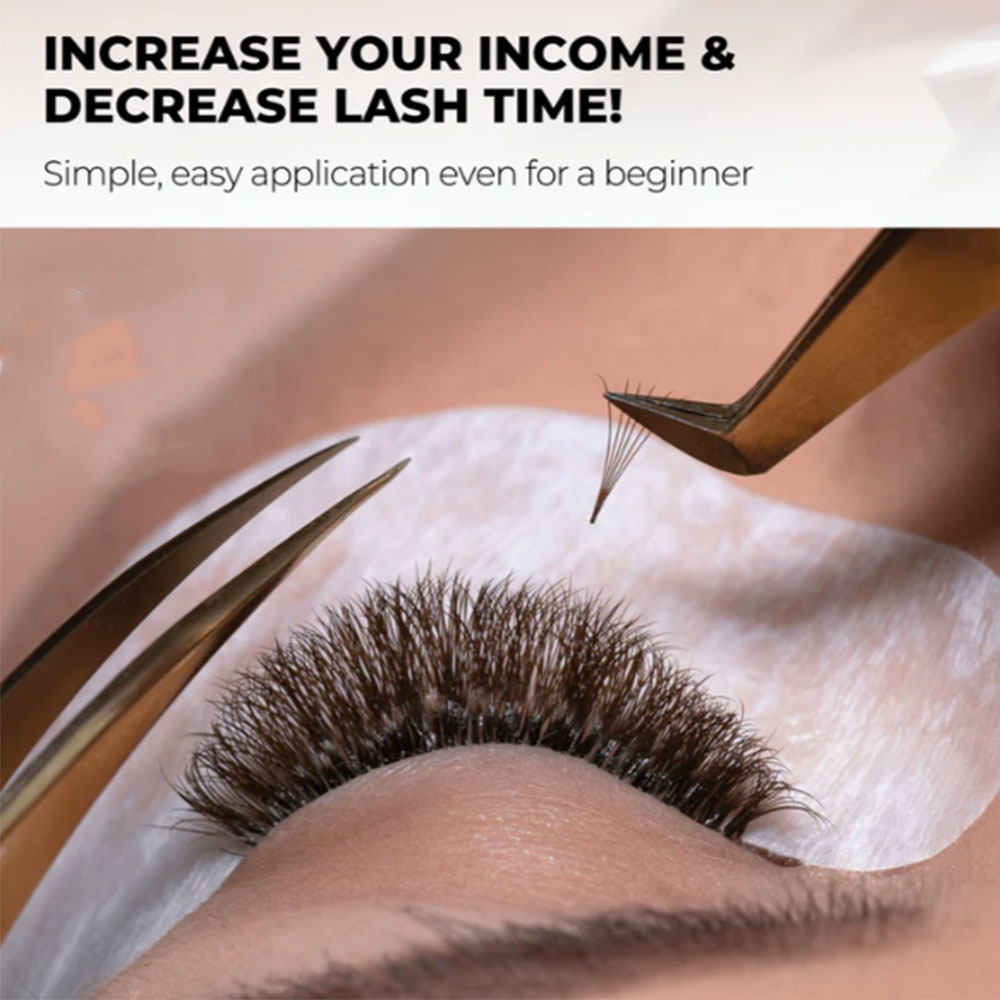 3D 6D 8D Bruin Gekleurd 1000 F - Eyelash Extension Hybrid recensie en prijs