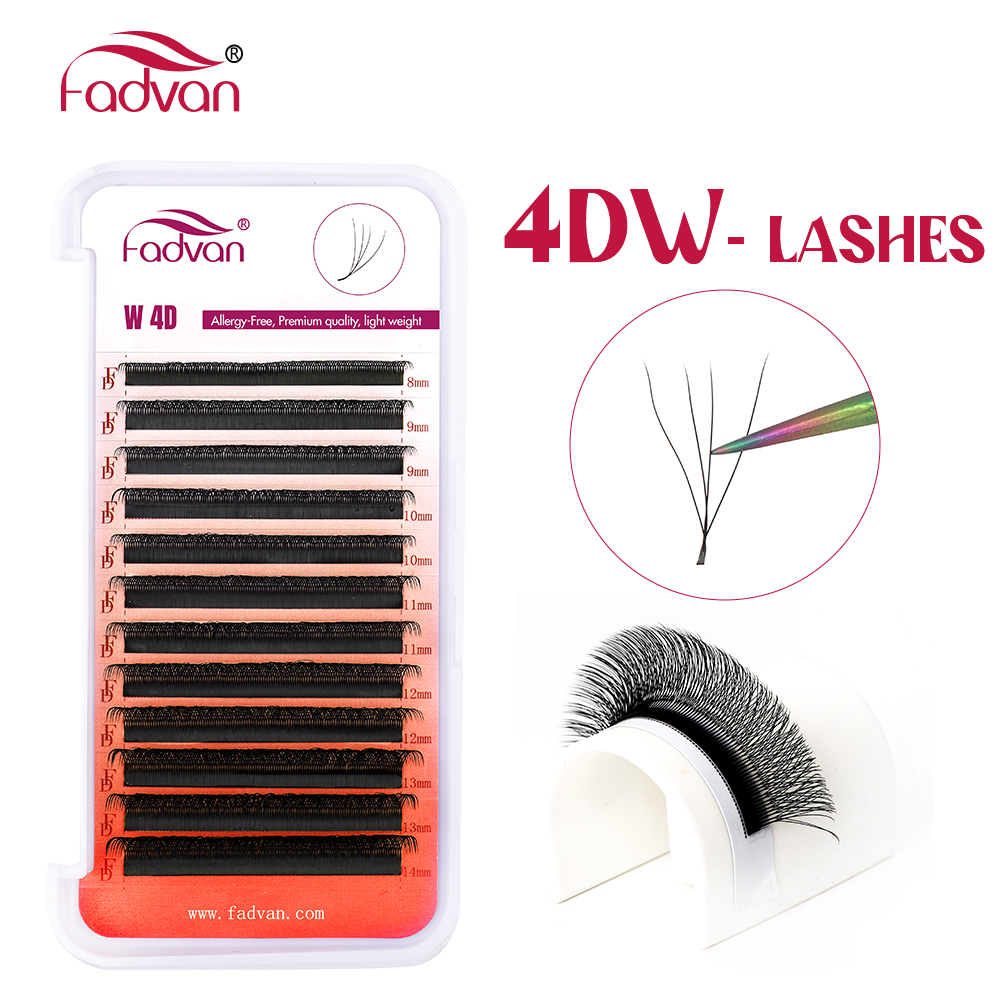 FADVAN 3D/4D/5D W Vorm Wimperv - Eyelash Extension Hybrid recensie en prijs